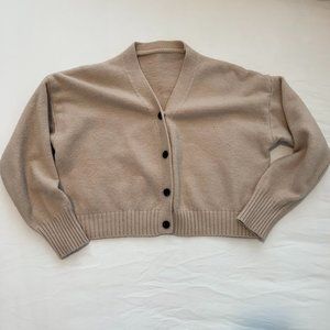 Shein Cream/Tan Cardigan